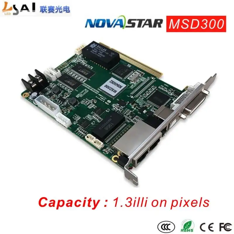 Отправка карты MSD300 тип продукта контроллер емкость 1,3 миллионов пикселей напряжение питания AC-100-240V-50/60 Гц