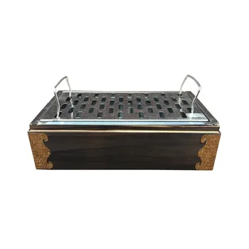 

Barbecue grilled power oven insulation furnace heating box bamboo wood bar skewer