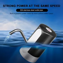 Электрический водяной насос Bott светодиодный водяной насос светодиодный светильник с usb зарядкой для дома школьная Автоматическая 1200mAh 304 нержавеющая сталь 4W