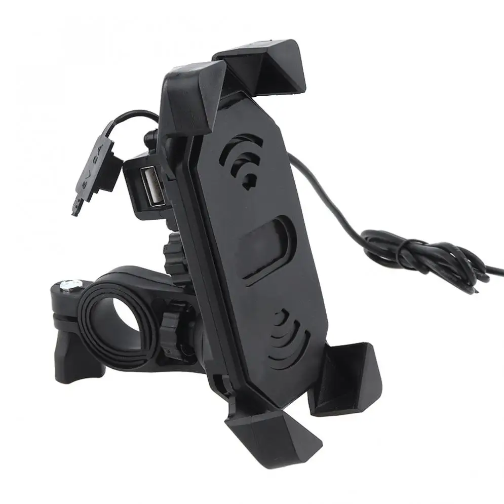 12-24 V DC 5V 2.1A USB ABS многофункциональное телескопическое поворотное мотоциклетное зарядное устройство для 3,5-6 дюймового мобильного телефона
