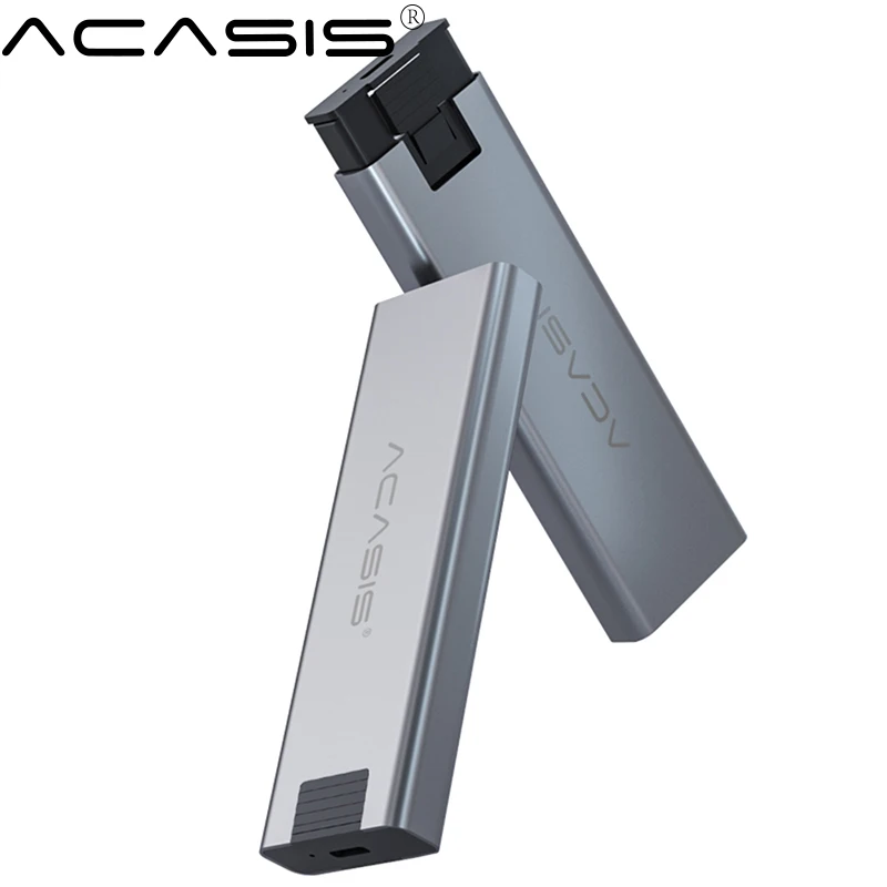 Acasis ssd m2 nvme корпус для NVME PCIE NGFF SATA M/B Ключ SSD диск SSD жесткий диск Чехлы M.2 для usb type C 3,1 с кабелем