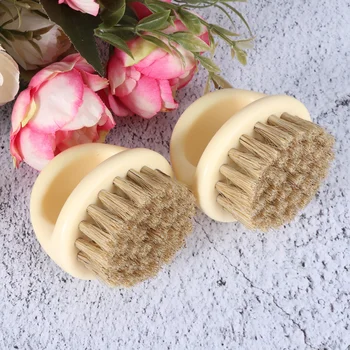 

2pcs Multifunctional Beard Brush Portable Hair Brush Durable Beard Care Accessory Cleaning Brush for Men Male