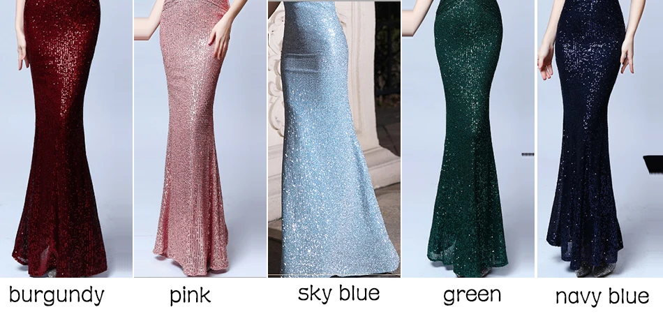 Это Yiiya вечернее платье для женщин с v-образным вырезом Robe De Soiree короткий рукав Eevning платья Длинные Блестящие Блестки формальное платье K002