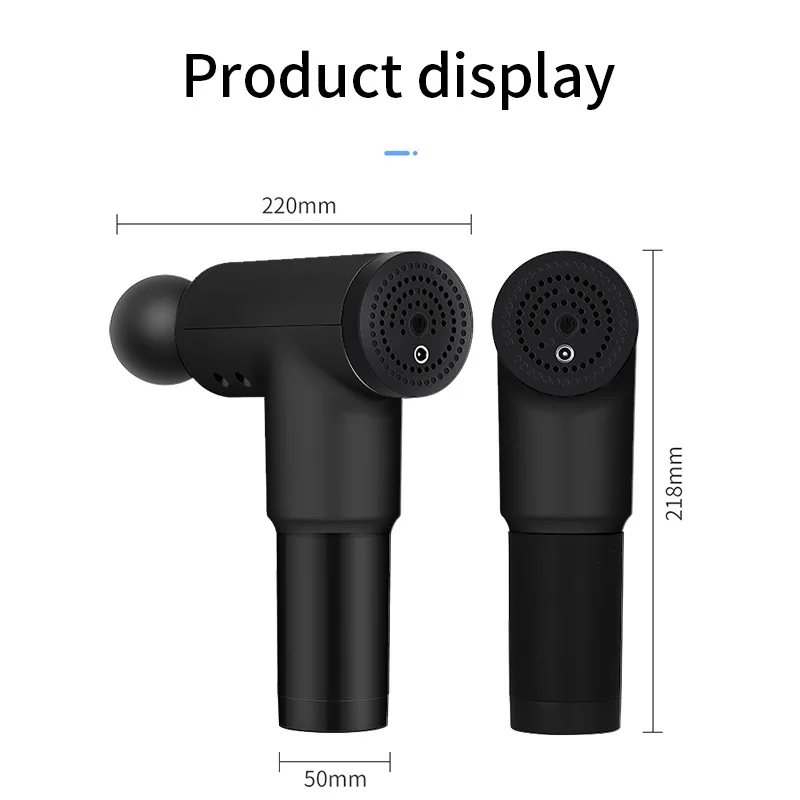 Massage Gun Jinkairui Electric Fascial LCD Deep Body Sport Therapy Muscle Pain Relief Neck Shaping Slimming Relaxation Massager
