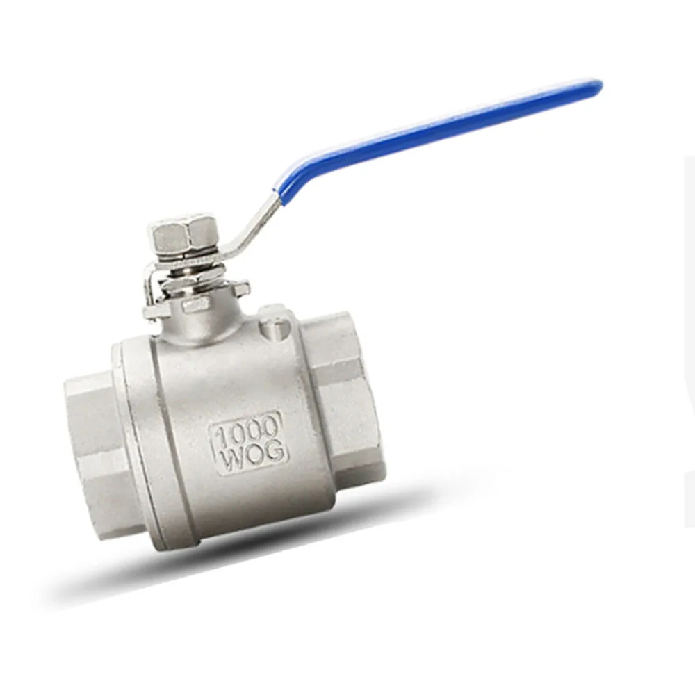 2 шт. ручной шаровой клапан внутренняя резьба SS304/SS201 нержавеющая сталь DN65/DN80/DN100
