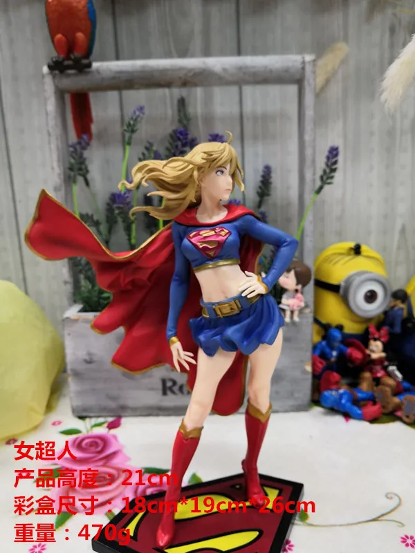 

Anime Justice League DC Cartoon Pretty Girl Supergirl Superwoman Super Girl Return Boxed