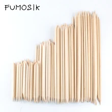 4 different sizes Orange Wood Sticks for Cuticle Pusher Cuticle Remove Tool forks for nails Manicures Tools 10/30/50/100Pcs/Set
