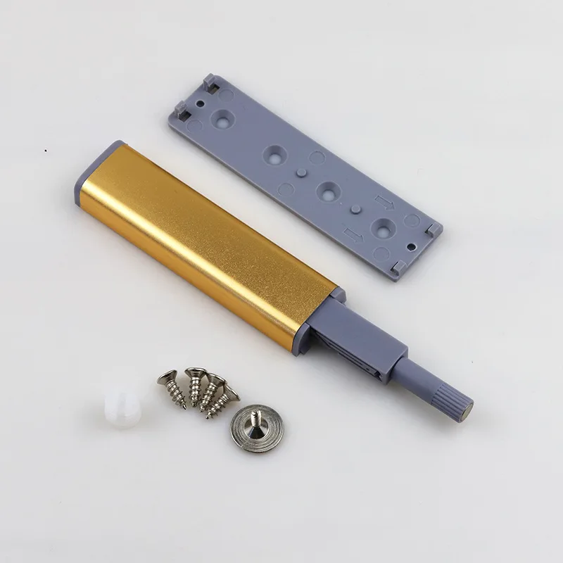 

Cupboard Home Furniture Push To Open Aluminum Alloy Steel Wardrobe Latch Damper Buffer Hardware Magnetic Door Catch Stopper