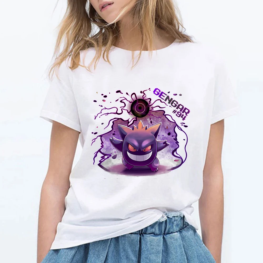 Pokemon T shirt New Summer Kawaii Anime 