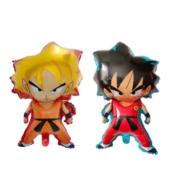 

50psc/lot 7 Dragon Ball story Goku balloons Inflatable wu kong Foil Balloon For Birthday Party Decorations kids toy Supplies