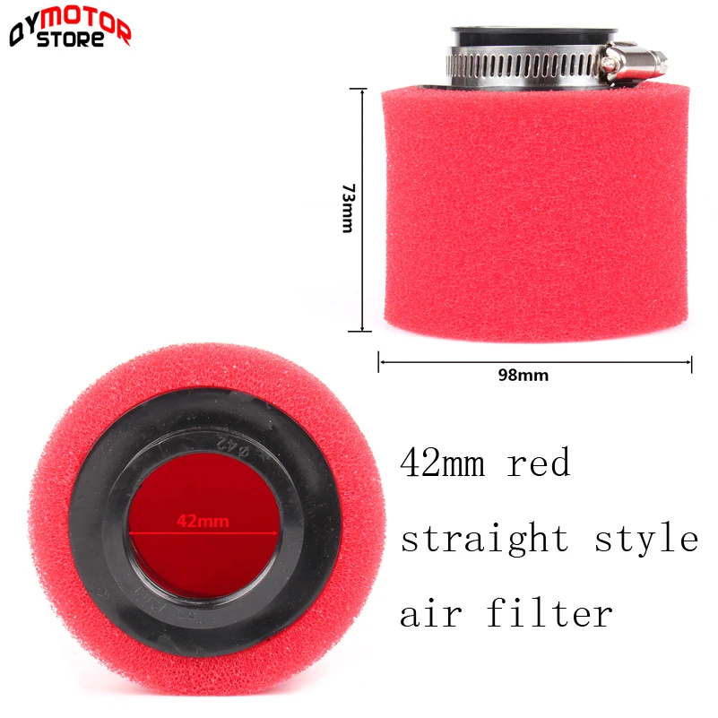 Высококачественный 42 мм Двухступенчатый Воздушный фильтр из пенопласта для