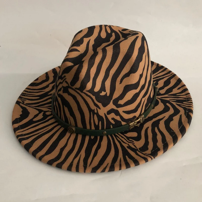 

Fashion New Winter Hats Striped Wool Blend Warm Fedoras For Men Women Casual Spring Wool Artificial Jazz Caps Simple Top Hats