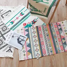 Винтажные классические геометрические ковры для гостиной, спальни, персидский ковер, коврики для журнального столика, коврики с кисточками