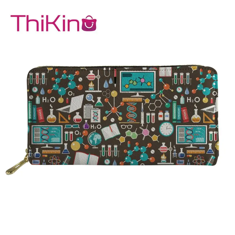 

Thikin Animal Long Wallets Cartoon Printing Zipper Phone Bag Card Holder for Ladies Clutch Purse Carteira Handbags Notecase 2019
