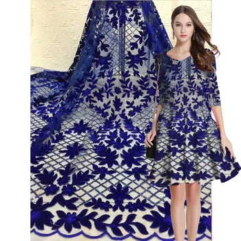 

2019 African Net Lace Fabric, High Quality Elegant White Sequins Nigerian Wedding Lace Fabrics 5Yards Sequins French Tulle lace