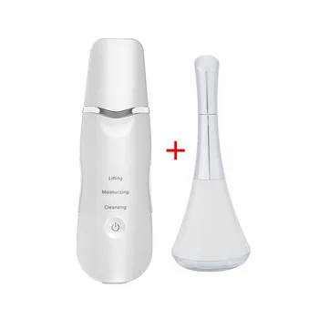 

Ultrasonic Skin Scrubber Facial Exfoliating Pore Cleaner Household Beauty Instrument Iontophoresis Firming Skin Anti-Wrinkle