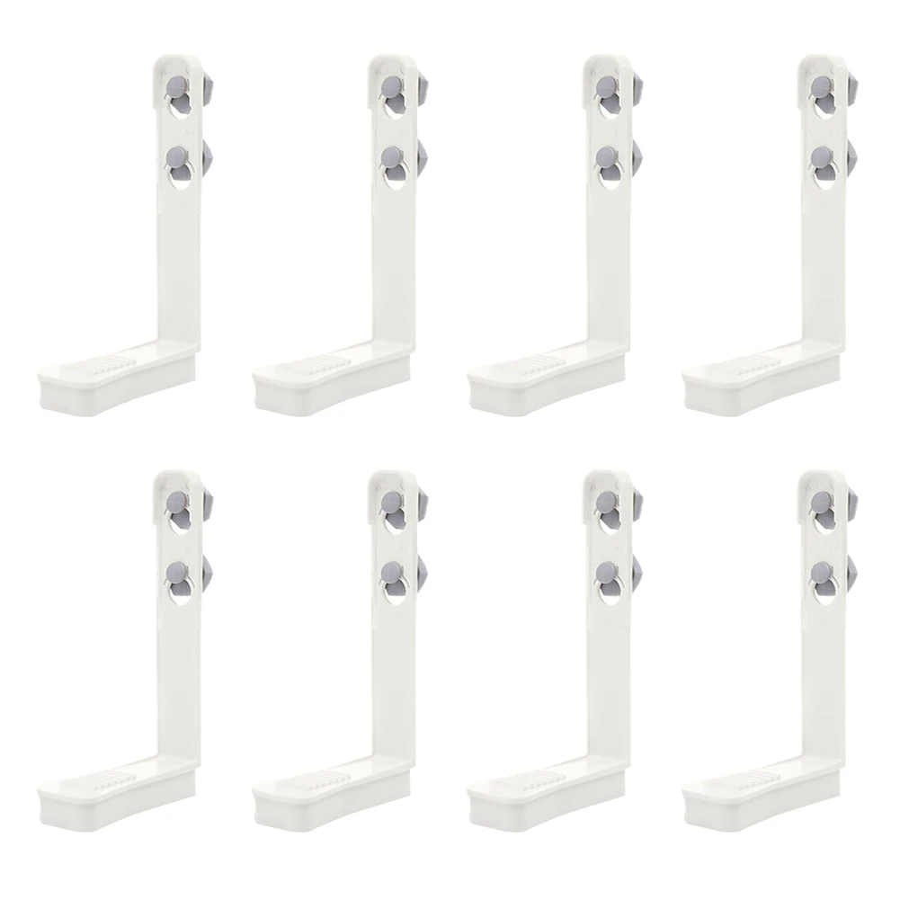 8Pcs Grey Стёганое одеяло держатель Одеяло захват зажим для листов одеяла фиксация стабильная аксессуары для дома Нескользящая прочная застежка матрас - Цвет: 8Pcs Grey