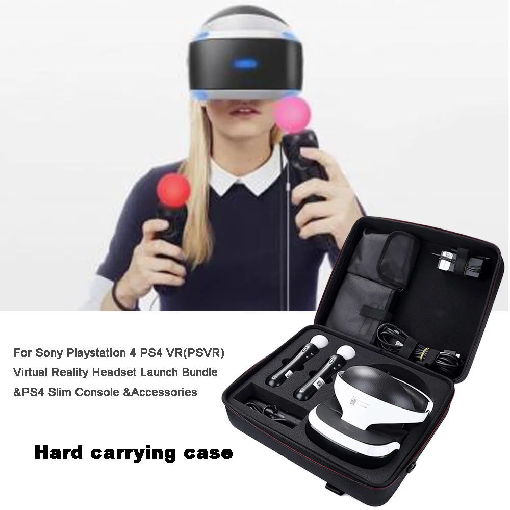 Жесткий чехол 2019 для Sony Playstation 4 PS4 VR(PSVR) гарнитура виртуальной реальности Launch Kit Slim
