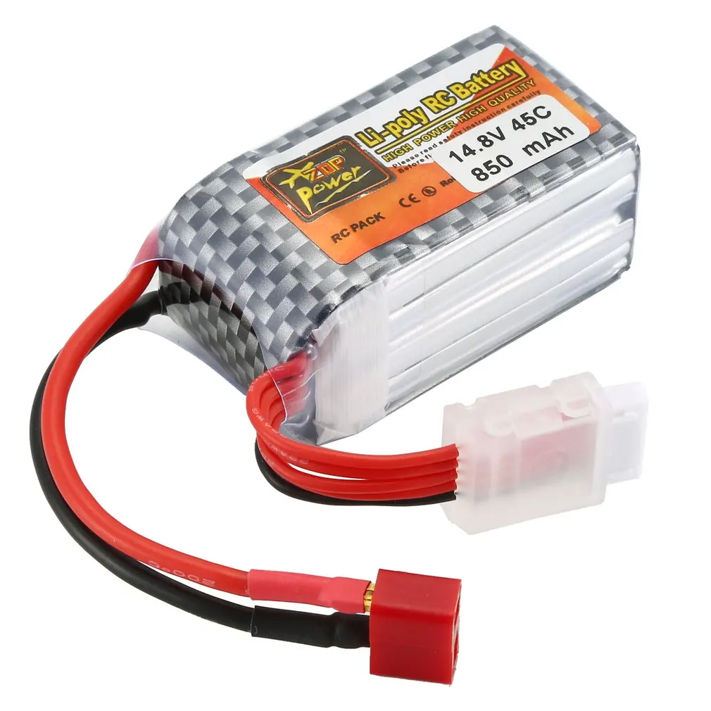 

ZOP Power 850mAh 11.1V/14.8V 45C 3S/ 4S T Plug Lipo Battery Rechargeable Battery for RC Racing RC Aircraft Helicopter Car Boat
