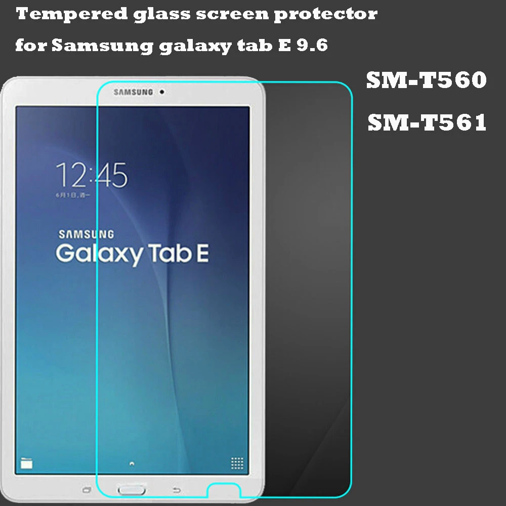 2PCS Tempered Glass Screen Protector For Samsung Galaxy Tab E 7.0 8.0 9.6 inch T560 T561 T377V T375P T375 T113 T116 Tablet Flim wooden tablet stand