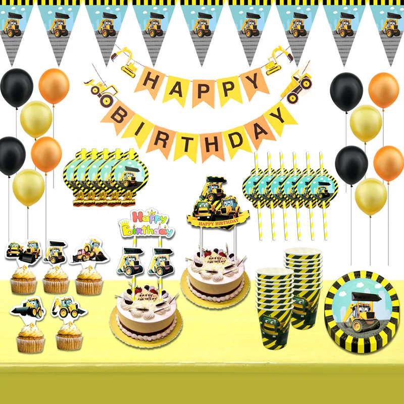 Tractor Truck Baby Shower Invitations Candles And Favors