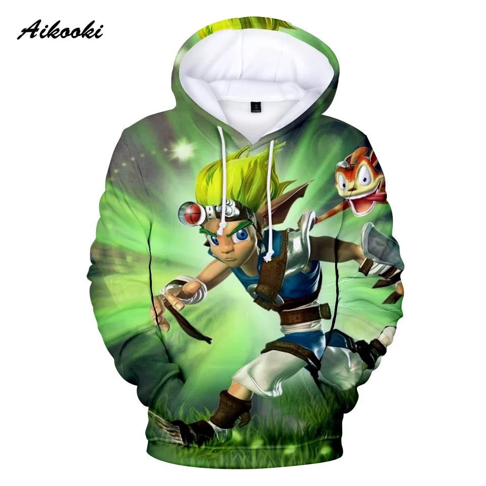 Горячая Распродажа 3D толстовки с принтом игры как и Daxter Аниме Толстовка