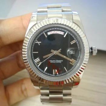 

luxury band watch DAYDATE automatic mechanical 40MM 18K men AAA watchres Stainless steel Wristwatch no battery 2813 rolexable