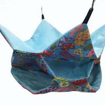 

Hamsters Hammock Squirrel Birds Cat Small Pets Cute Three-layer Mezzanine Hanging Bed Warm House Hamster Toys Cage Swing