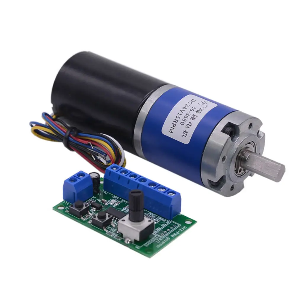 Миниатюрный бесщеточный планетарный мотор-редуктор постоянного тока 36-3650 12 В/24 В