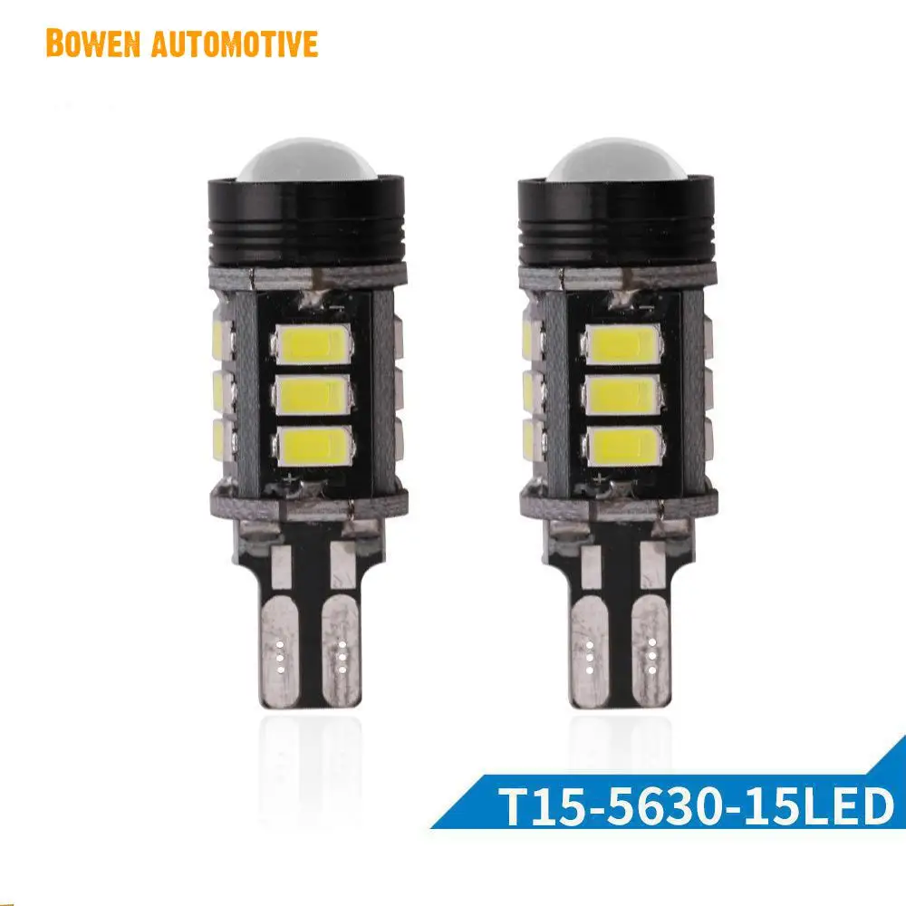 Автомобильная светодиодная лампа заднего хода w16w T15 5730 15smd Тормозная задняя