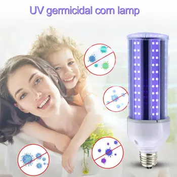 

1PCS Led Corn Lamp Sterilization UV Ultraviolet Disinfection Lamp Remote Control Ozone Sterilization Lamp E27 18W / 30W