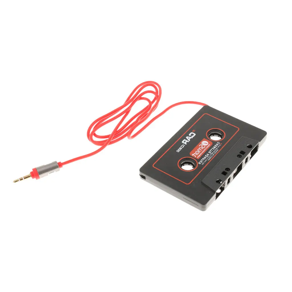 Audio Cassette Tape Stereo Adapter 3.5mm Plug Jack For MP3 MP4 CD Player
