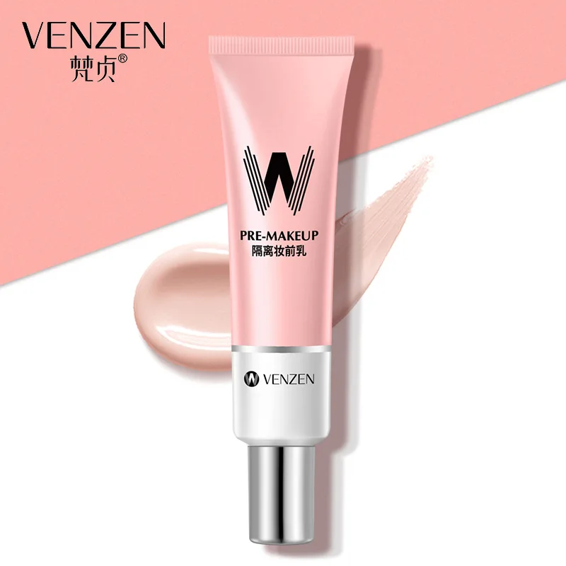 

Venzen base of primer facial makeup for face lighten skin concealer pore primer cream rose essence before foundation skin care