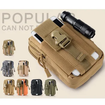

Outdoor Sports Tactical Pocket Male Waterproof Mobile Phone Bag Wearing Belt Running Bag Multi-functional