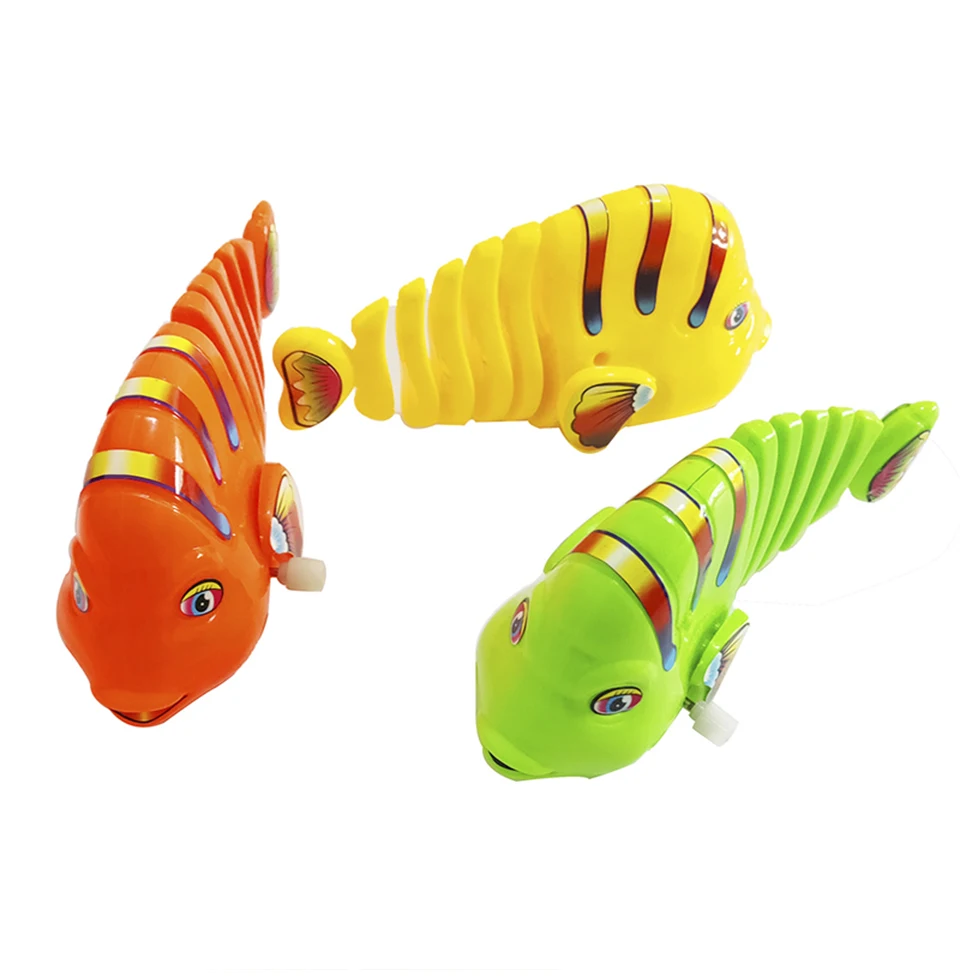 Милый мультфильм качающаяся рыба заводные игрушки для мальчиков забавные творческие детские развивающие Классические заводные игрушки детские подарки на день рождения