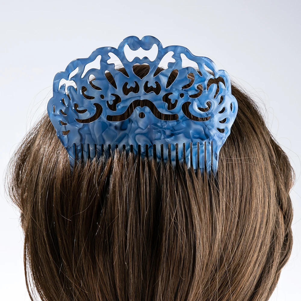 Pente de cabelo vintage acessórios tartaruga para mulher_voghion.com