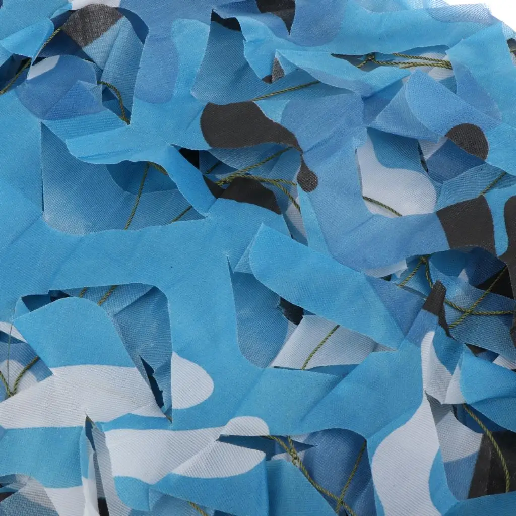 2mx3m Hunting Camping Woodland Double-sided Camouflage Net Camo Netting Hide Cover Sunshade Shelter