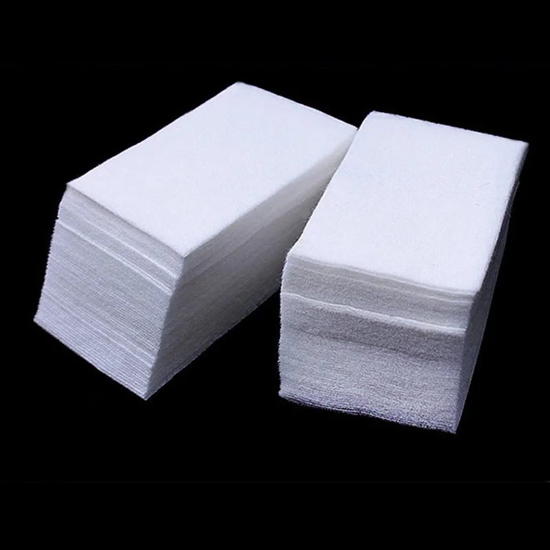 700pcs/bag Disposable Nail Polish Remover Nail Wipes Lint Paper Pad Gel Polish Cleaner Remover Manicure Nail Clean Wipes Cotton
