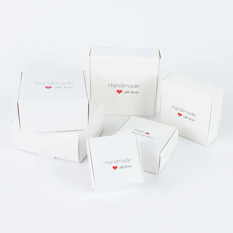 6pcs Multi-size Paper Boxes DIY HANDMADE Marbling Candy Boxes Wedding Birthday Party Cake Treat Gift Package Decoration Supplies