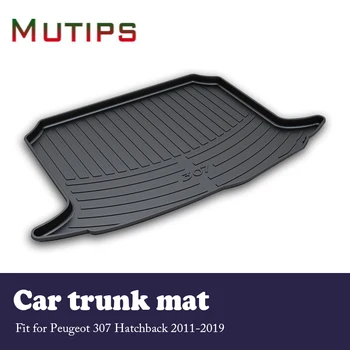 

Mutips Car Cargo rear trunk mat For Peugeot 307 Hatchback 2011 2012 2013 2014 2015 2016 2017 2018 2019 Anti-slip mat Styling pad