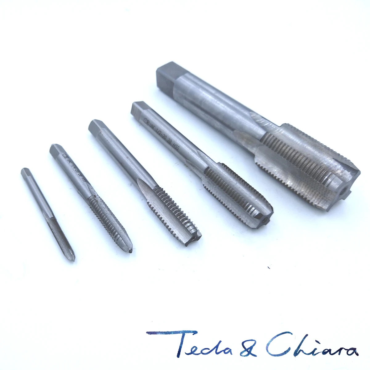 

2Pcs 1/2 13 UNC 1/2-13 New HSS Right Hand Tap TPI Threading Tools For Mold Machining Free shipping