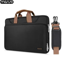 MOSISO сумка для ноутбука 13,3 14 15,6 дюймов Сумка для ноутбука для Macbook Air Pro 13 15 сумка на плечо для компьютера портфель с ремнем