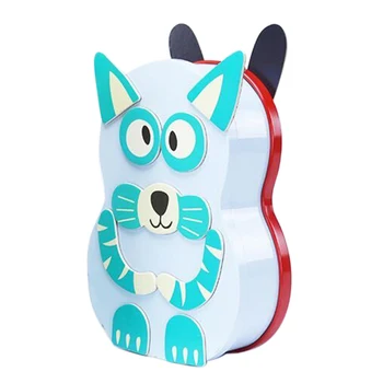 

Age 3+ Kids 38Pcs Children Magnetic Jigsaw Puzzle Toys Animals Wearing Cloth Educational Toy Games and Puzzles Christmas