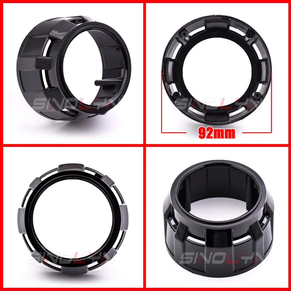 Lente do Farol Máscaras de Poeira Mortalhas para Led Lente do Projetor para Wst Acessórios do Carro Sinolyn Hella 3r g5 Koito q5 Bezels 2.5 - 3.0 Hid 19 do projetor para wst hella 3r g5