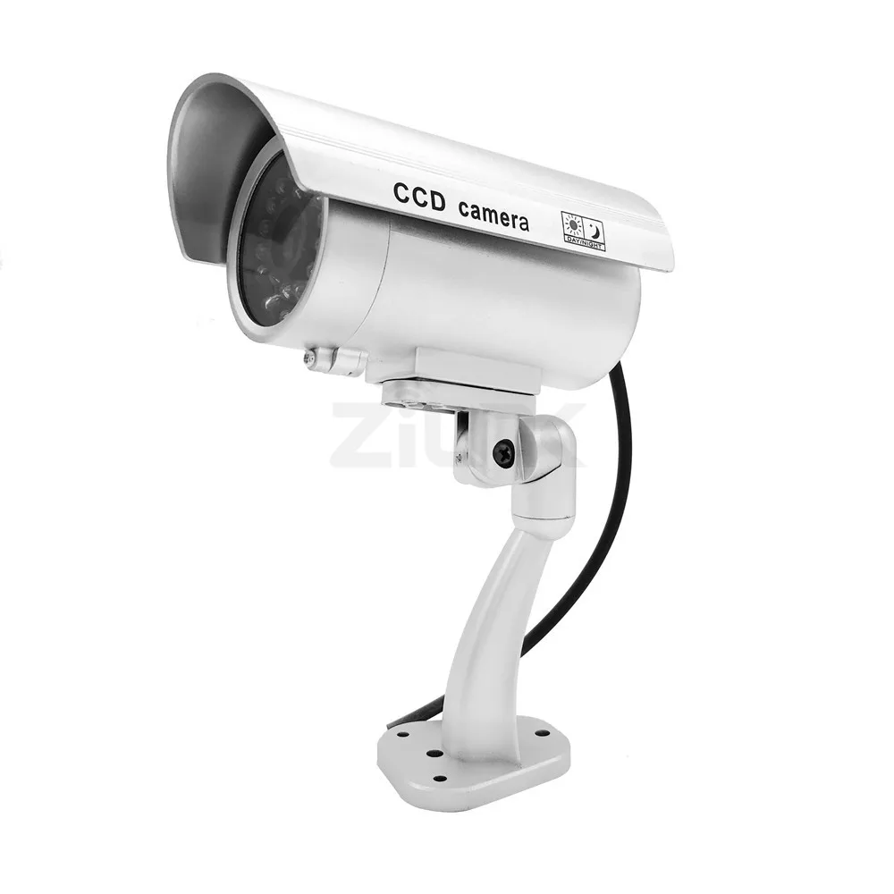 silver dummy camera
