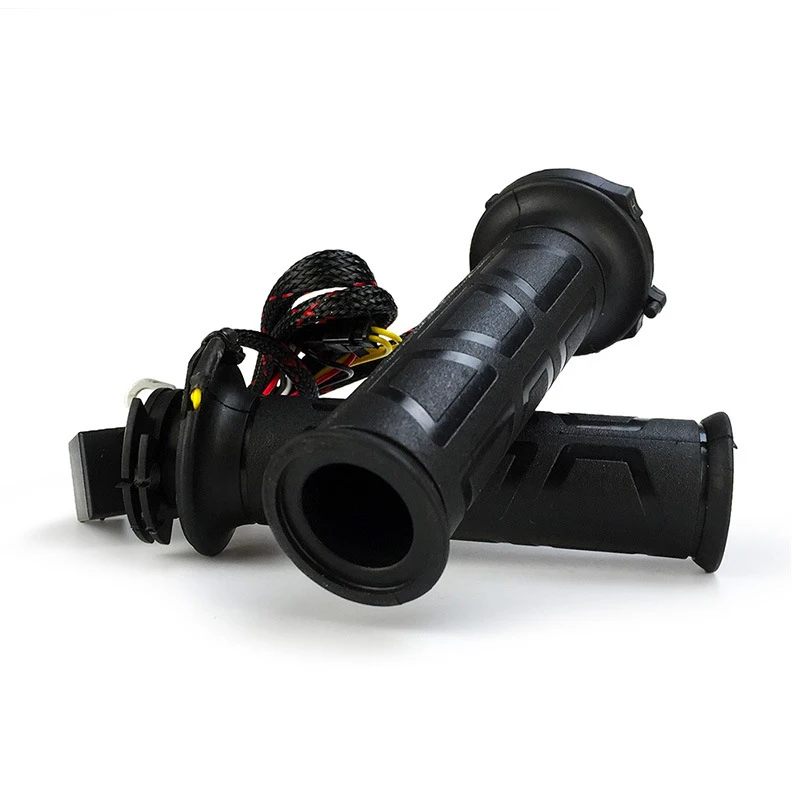 ALLOMN 1 пара удобный теплый руль для авто мотоцикла электрический горячий нагрев ручка руль для мотоцикла 2,2 см ручка