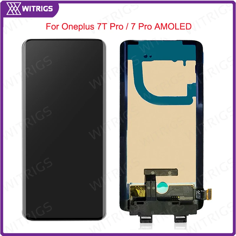 Witrigs для Oneplus 7 T Pro 7 Pro ЖК-дисплей сенсорный экран с дигитайзером сборка Замена для One Plus 7 T Pro AMOLED экран
