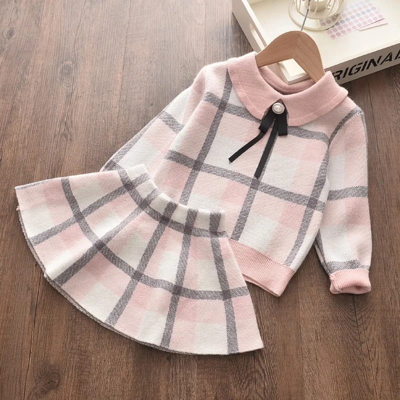 girls plaid sweater