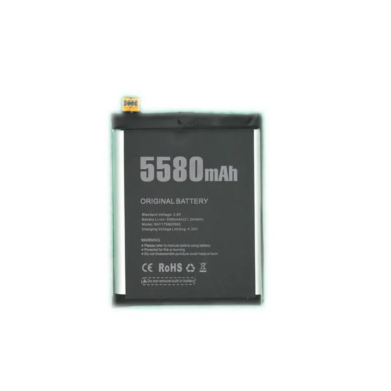 Оригинальный литий-полимерный аккумулятор Для Doogee S60 И lite 5580 мАч 100%