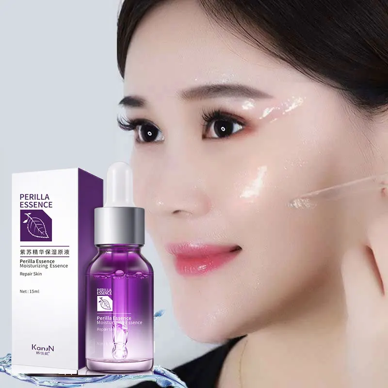 hyaluronic acid serum facial Perilla skin care whitening face serum shrink pores hylaronic acid essence anti aging oil control